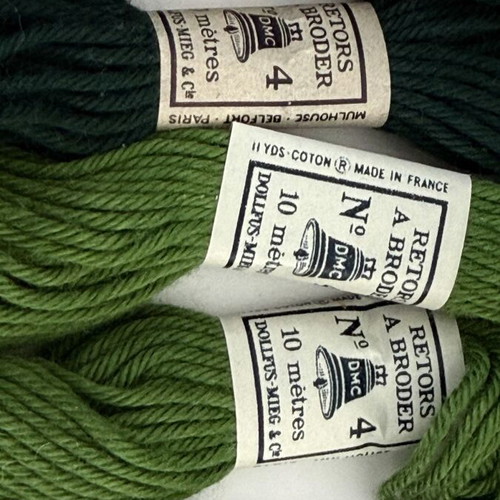 DMC Retors à Broder N° 4 Vintage Embroidery Thread Skeins, Lot of 83