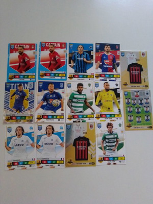 Κάρτες Panini fifa 365 μεταχειρισμένες, πακέτο 14 τεμαχίων