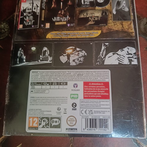 White Night Deluxe Edition Nintendo Switch new sealed