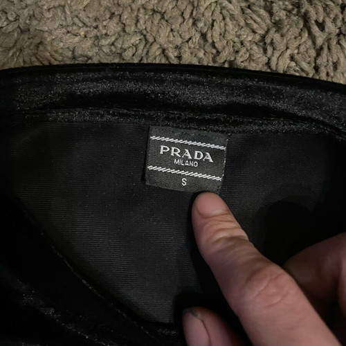 Prada black blouse like new