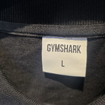 Gymshark poloshirt, black, size L