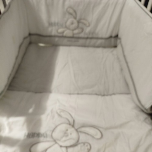 Baby Cot Italy with Mattress and Accessories like new