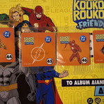 Koukouroukou DC sticker album with 12 sealed stickers