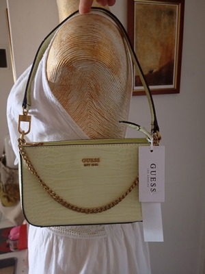 Guess women's bag new, lime color