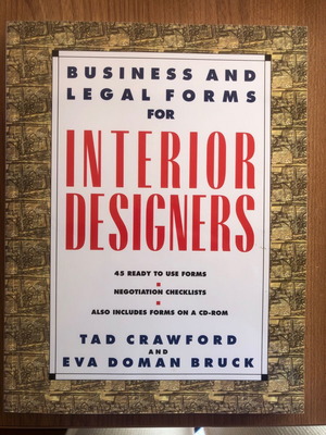 Business and Legal Forms for Interior Designers like new
