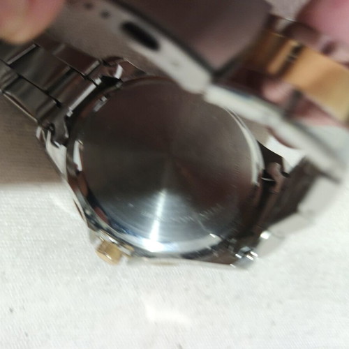 Wachs Man Auriol watch like new, water resistant 5 bar, black and gold