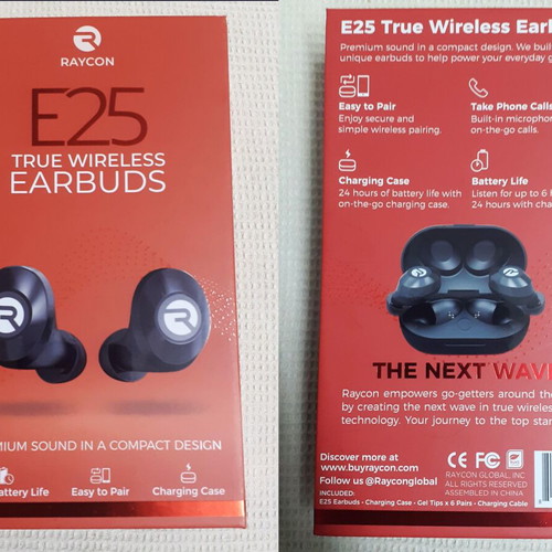 Raycon E25 True Wireless Earbuds like new