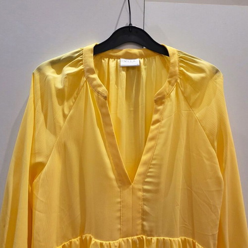 Vila summer dress size M like new, yellow