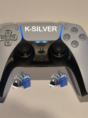 Sony DualSense безжичен геймпад за PS5 като нов с K-Silver JS13 PRO+ TMR джойстик