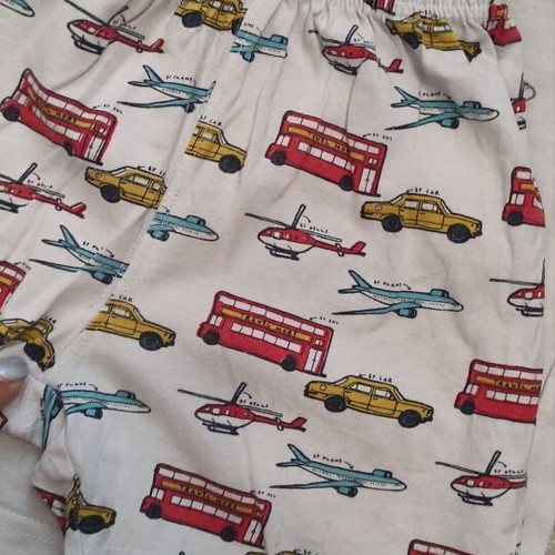 Energiers Boys' Set No.3 with Transport Theme like new, cotton