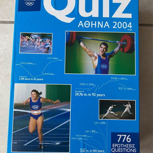 Quiz Athens 2004 board game new with 776 questions about Olympic Games