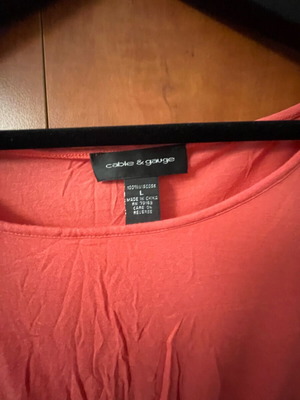 Women's sleeveless shirt size L used, pink