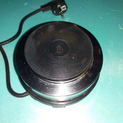 Electric kitchen hotplate used