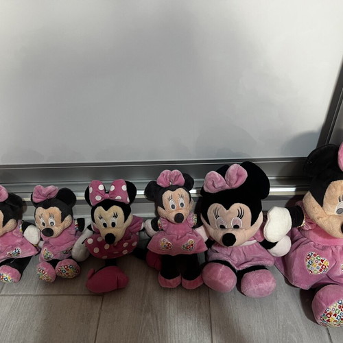 Minnie plush toys like new, set of 6