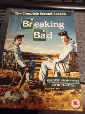 Breaking Bad DVD ανακαινισμένο, πλήρης δεύτερη σεζόν χωρίς δίσκο 3