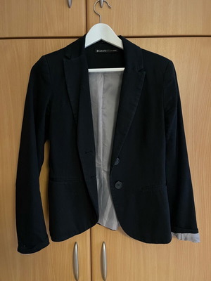 Black Stradivarius jacket like new, size S