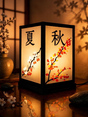 Zen Seasons Lamp decorative table lamp of four seasons new