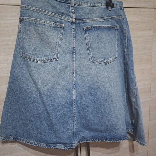 Zara denim skirt like new, XL size, unique length
