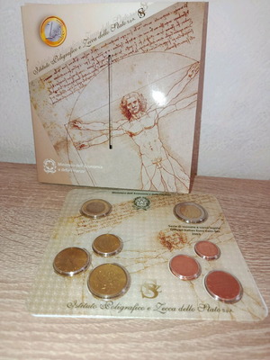Σετ ευρώ Ιταλίας 2003 Leonardo da Vinci σε άριστη κατάσταση