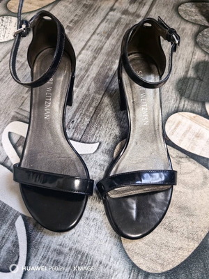 Stuart Weitzman σανδάλια μεταχειρισμένα, μέγεθος 36, μαύρα