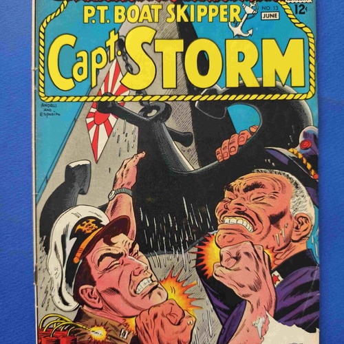 Capt Storm 13 comic used, English