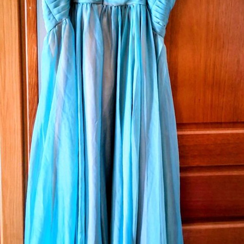 Y2K turquoise dress with beads Raxevsky new, wedding occasion