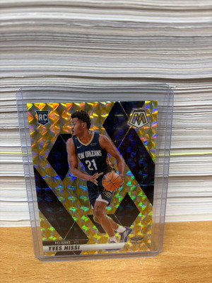 Κάρτα Panini Mosaic Yves Missi Snakeskin 3/8 SSP True RC Pelicans 2024-25 καινούργιο