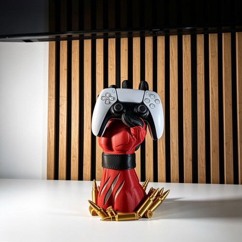 Universal Controller Stand inspired by Deadpool, made to order