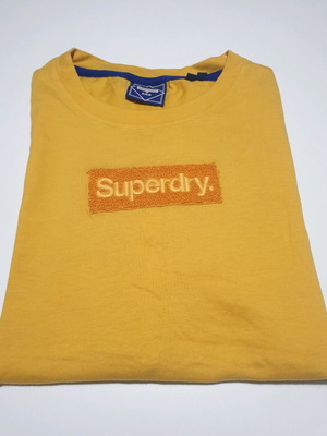 Тениска Superdry жълта размер M, като нова без етикет