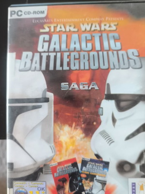 Star Wars Galactic Battlegrounds Saga PC action game used
