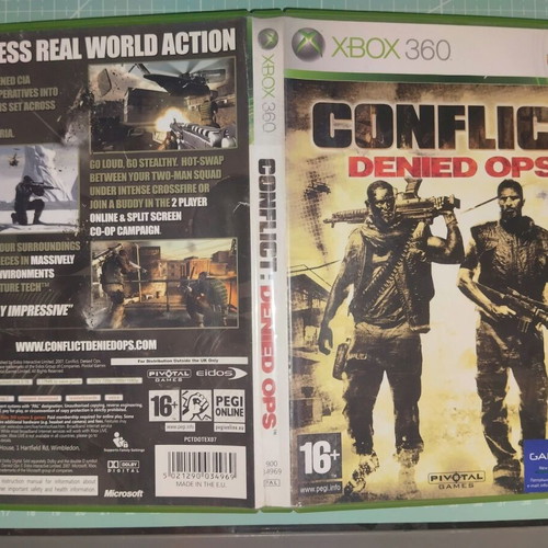 Conflict Denied Ops Xbox 360 game
