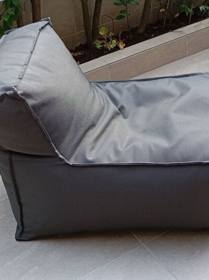Πουφ Bloom αδιάβροχο HM5111.14 μαύρο με UV protection 106x70x61 εκ