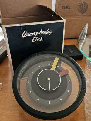 TOCHIGI TOKEI RARE DESK CLOCK EXTREMELY RARE POP ART QUARTZ CLOCK RETRO