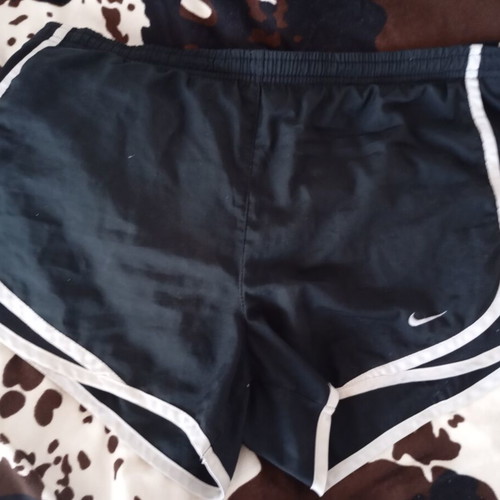 Nike Tempo Running shorts, vintage women's size S, black and white