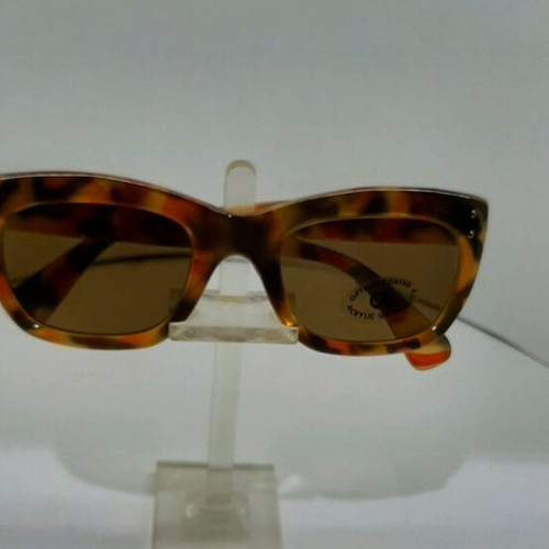 Sunglasses Tortoise Frame Brown Lenses Like New Made in Italy