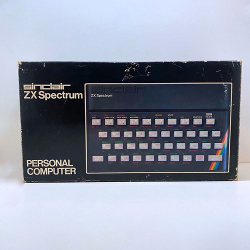Sinclair ZX Spectrum 1982 used, complete collectible package