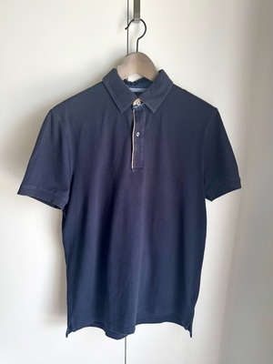 Massimo Dutti men's polo shirt size M like new, blue