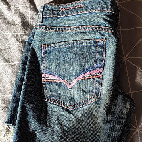 Guess denim shorts blue like new, size S