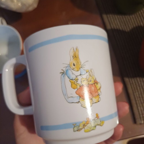 Peter Rabbit melamine children's mug, Petit Jour Paris