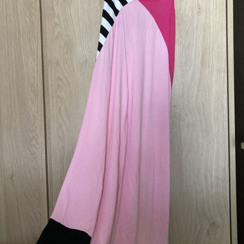 Thesis long dress like new, black and pink, size S