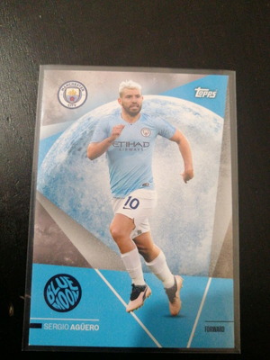 Sergio Aguero 2024 Topps σαν καινούργιο, Blue Moon, Manchester City