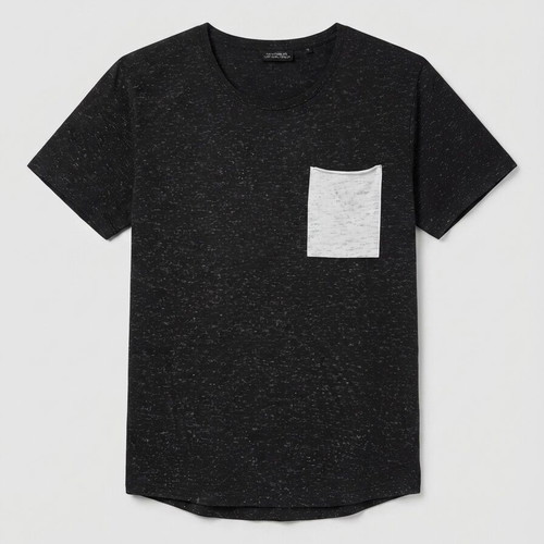 Pull&Bear Melange men's T-shirt XL with contrasting pocket, like new
