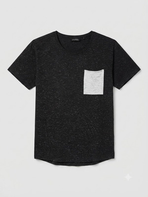 Pull&Bear Melange men's T-shirt XL with contrasting pocket, like new