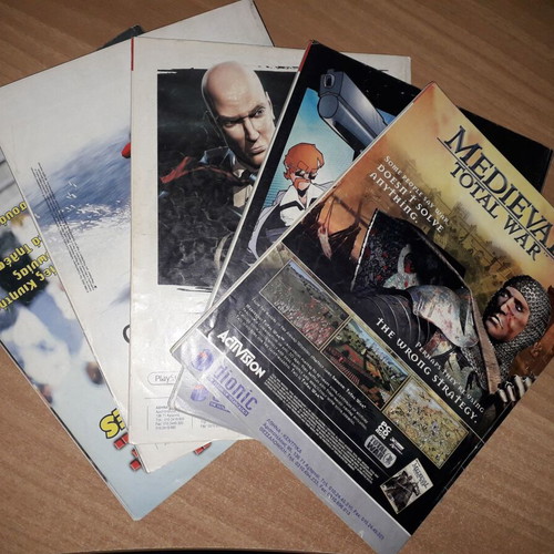 Games magazines used, issues 68-72