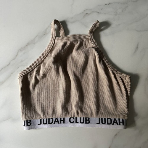 Juda Club crop top like new, beige, size S