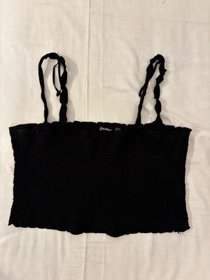 Stradivarius black top size M like new