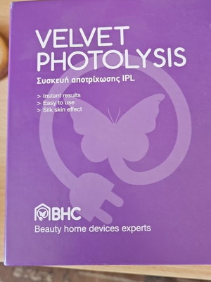 Velvet Photolysis IPL Hair Removal Device like new