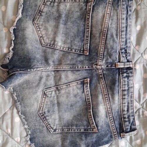 Bershka denim shorts like new, size M 38 10, blue