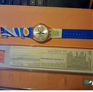 Swatch CYPRUS SUDK106X Athens 2004 Olympic Noc Team Watch