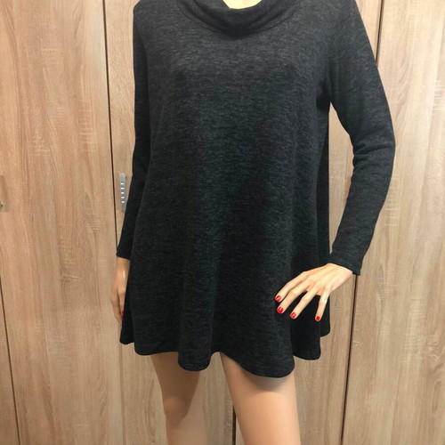 Blousedress size L like new, black and grey